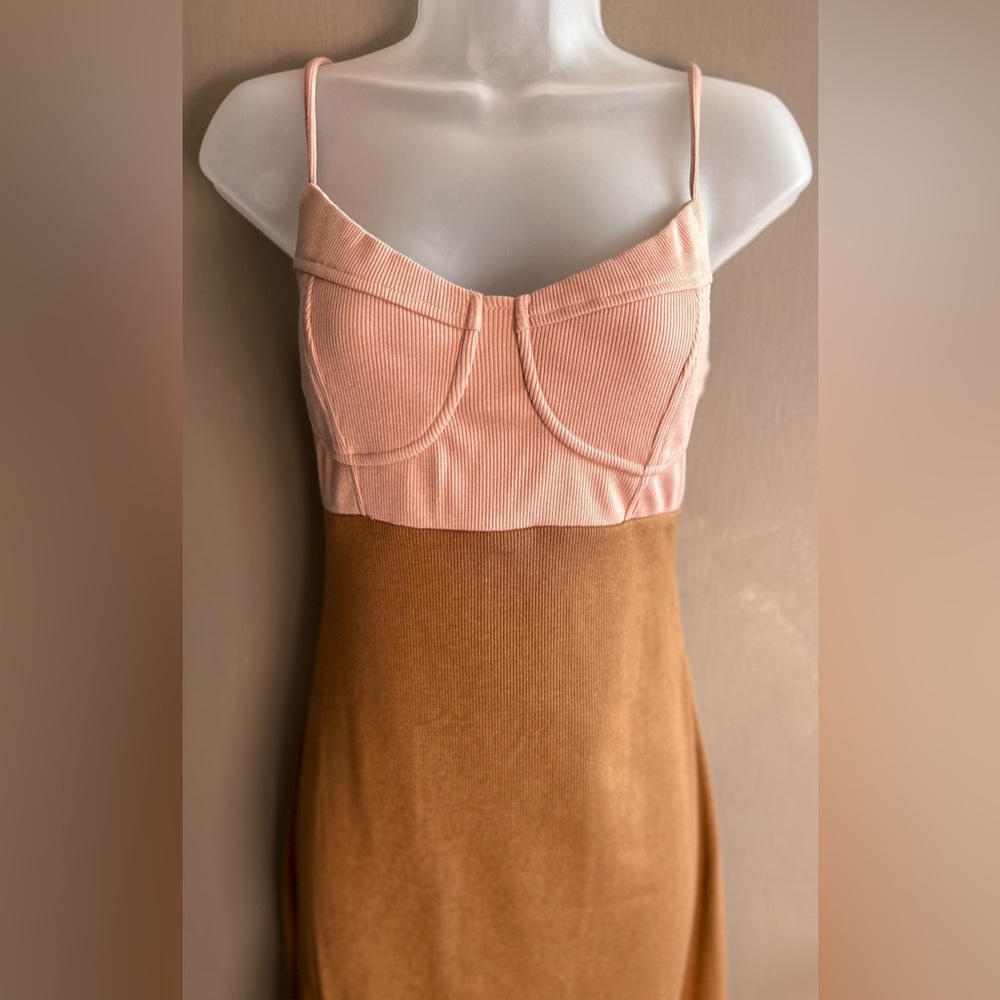 Line & Dot Maggie Bodycon Bustier Midi Dress Size Medium - Picture 6 of 8